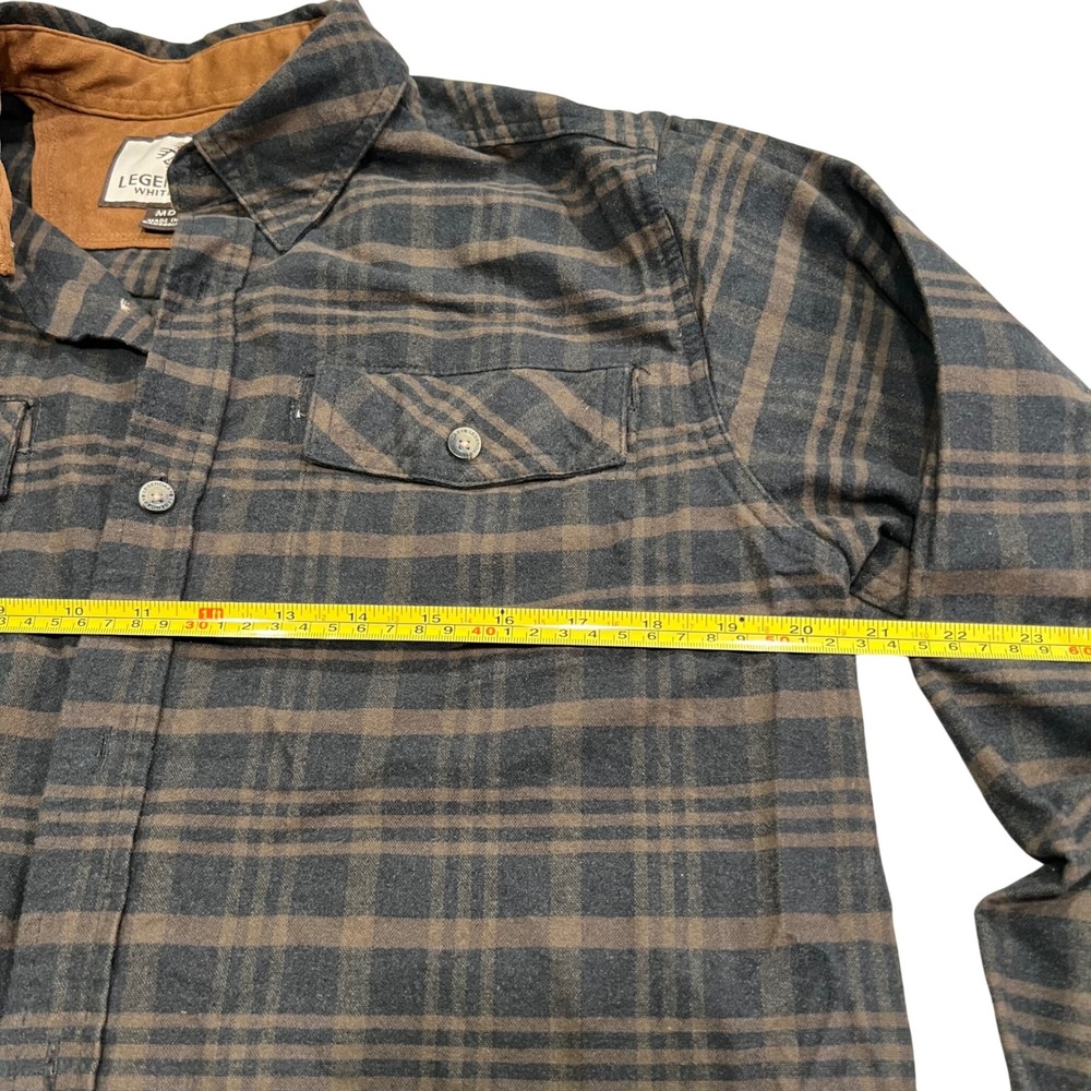 Legendary Whitetails Men Plaid Flannel Long Sleeve Button Up Shirt Size Medium - Picture 3 of 7